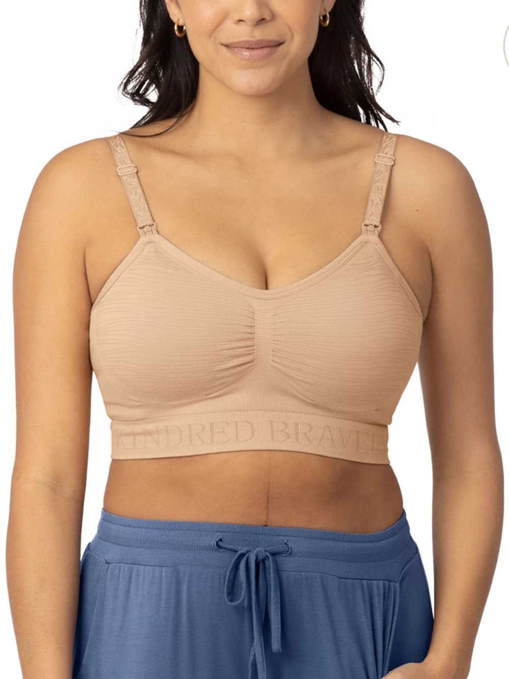 Maternity Kindred Bravely Sublime Hands-Free Pumping Nursing Bra Large Busty‎
